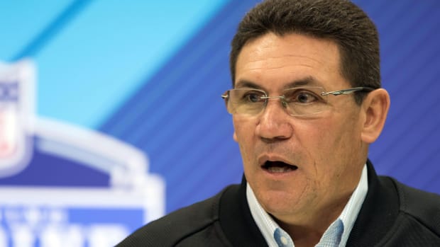 Ron Rivera Combine © Trevor Ruszkowski-USA TODAY Sports